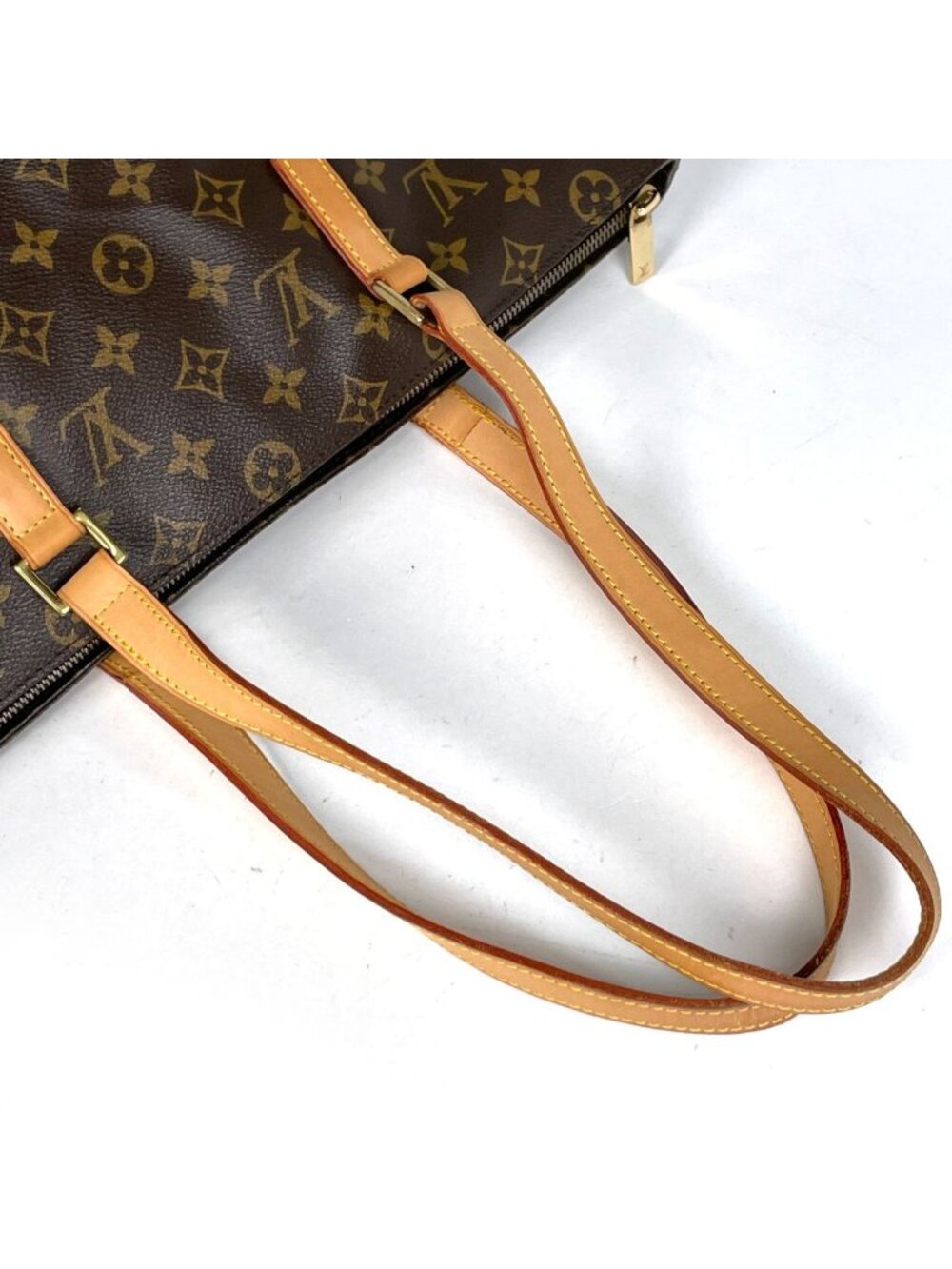 Louis Vuitton Cabas Mezzo Shoulder Bag Tote Monogram Brown - Picture 6 of 7